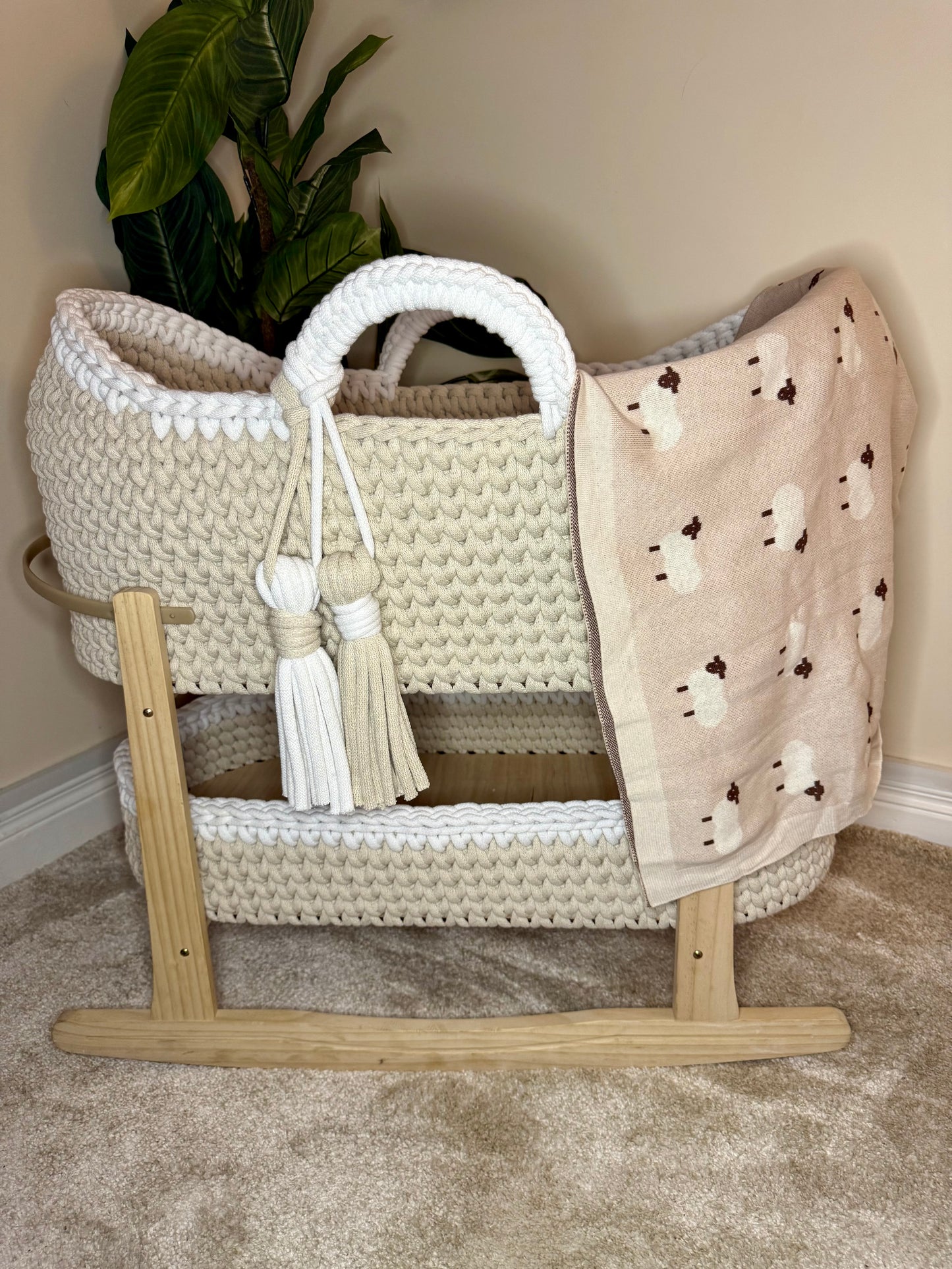 Neutral Sheep Swaddle
