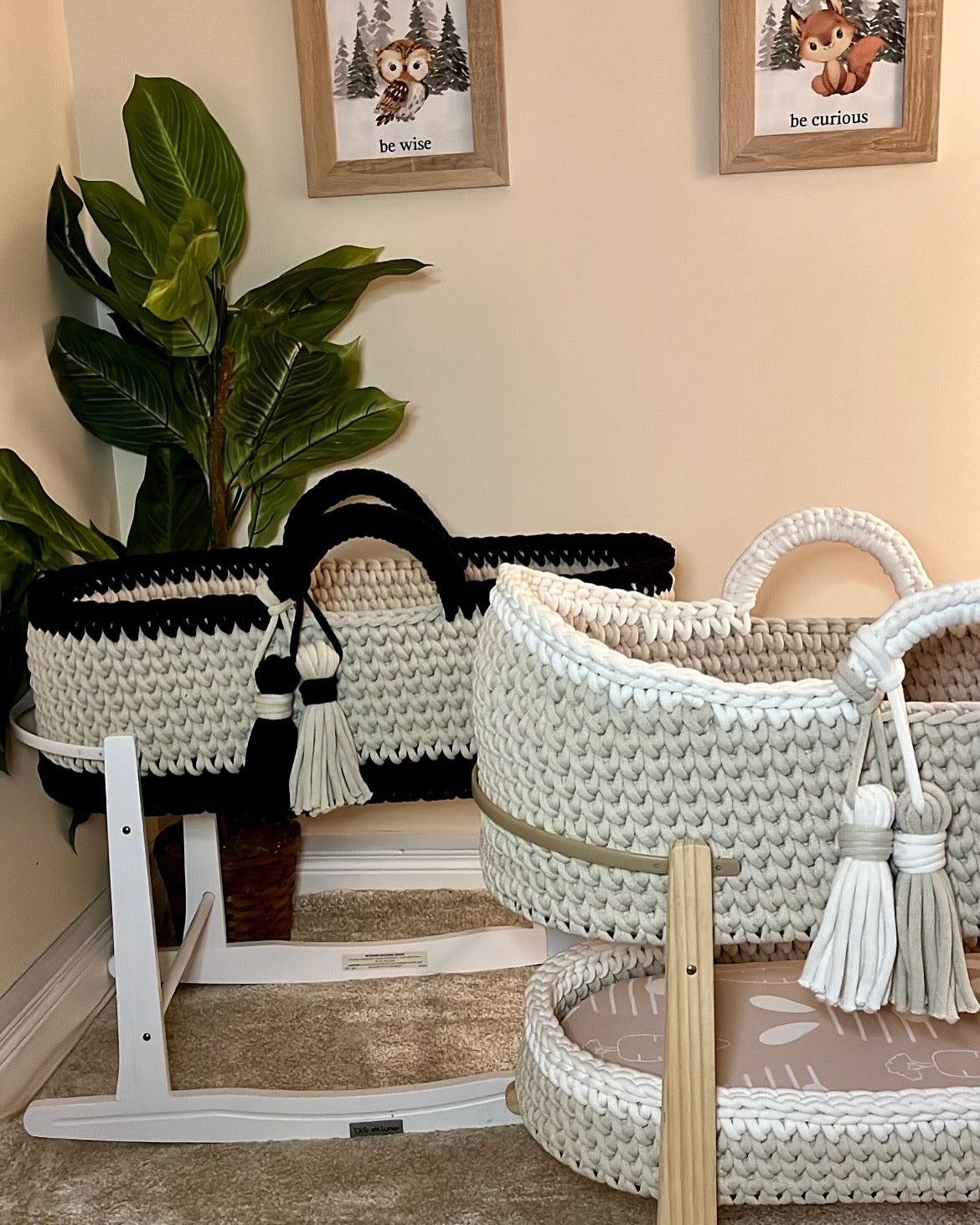 Crochet Moses Basket Set (Roisin Cronin)