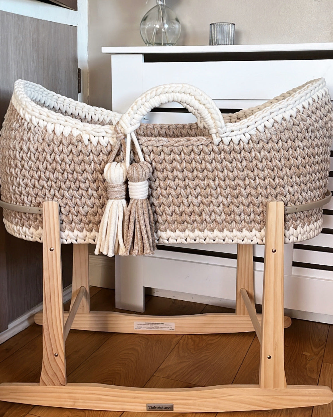 Crochet Moses Basket Set (Roisin Cronin)