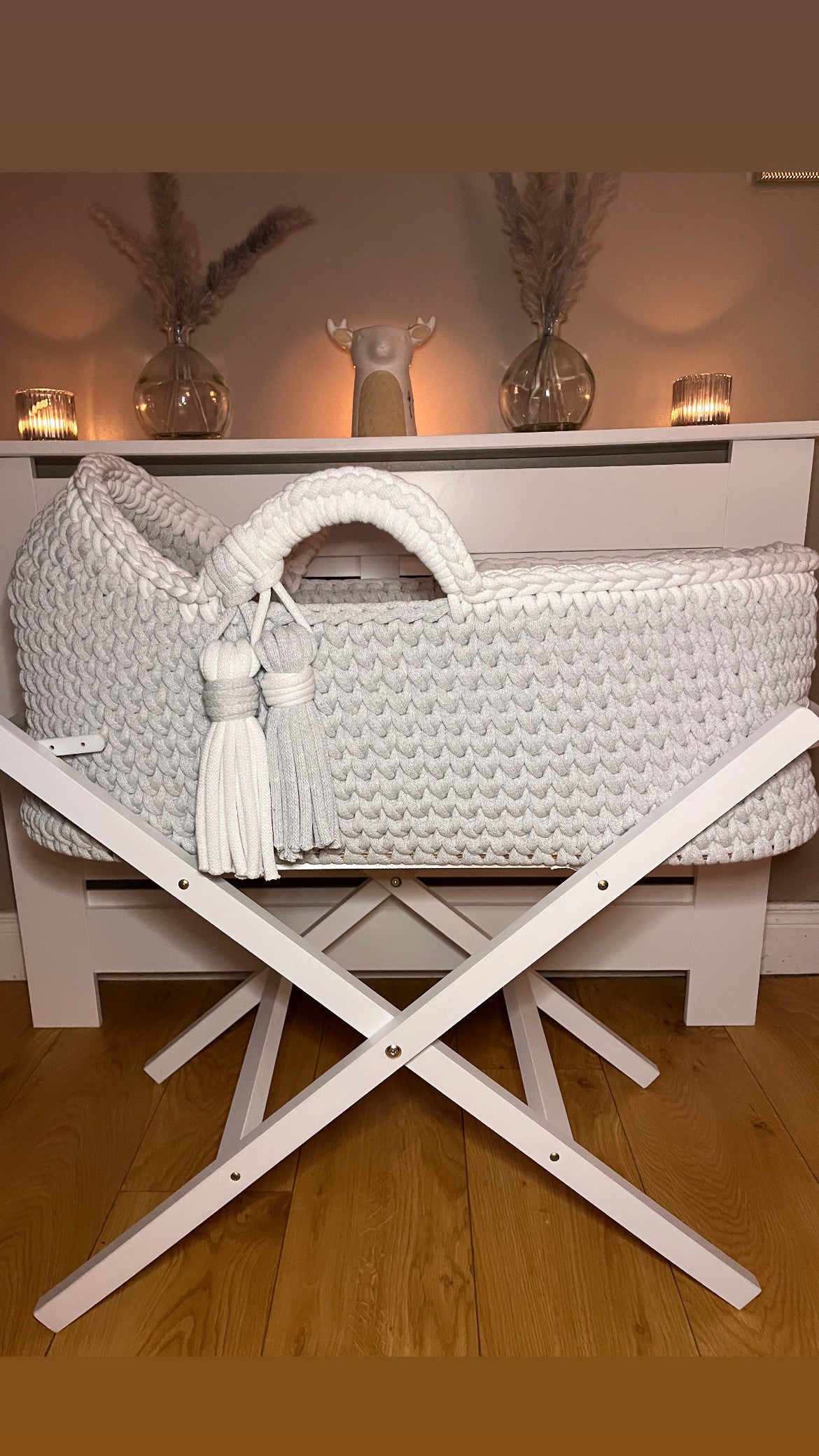 Crochet Moses Basket Set (Roisin Cronin)