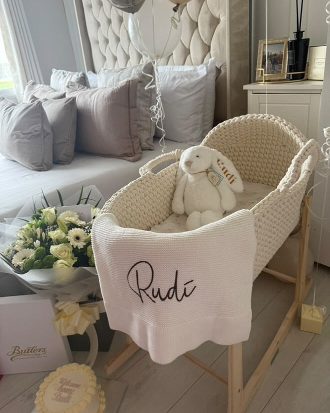 Crochet Moses Basket Set (Roisin Cronin)