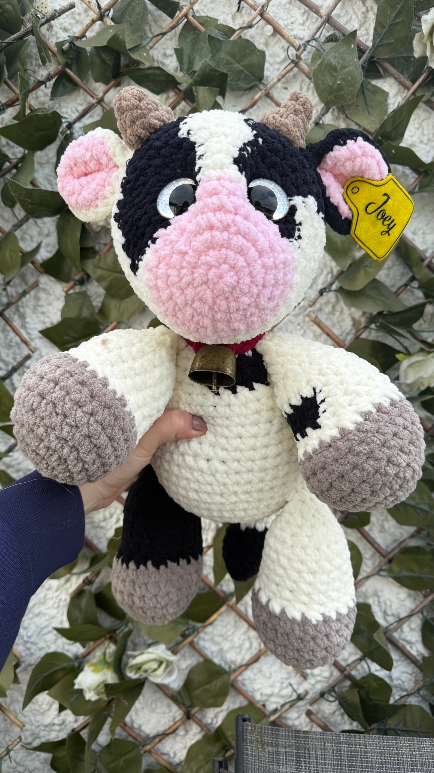 Personalised Friesian Cow (Christmas)