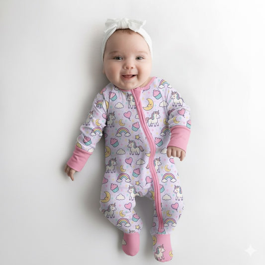 The Little Starlight 🌈 | Bamboo Zip Suit