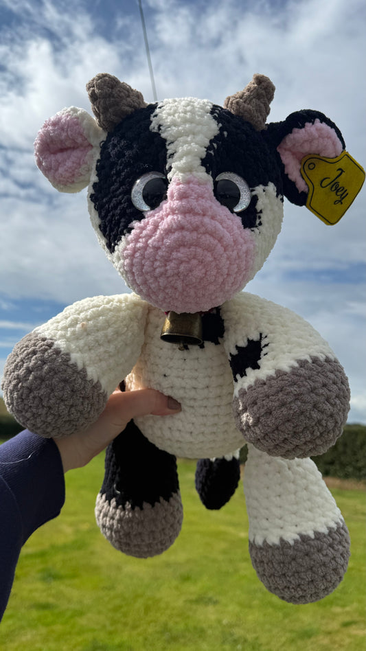Personalised Friesian Cow (Christmas)