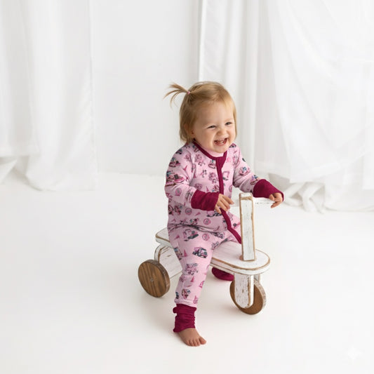 Little Miss Builder 👷🏽‍♀️ | Bamboo Zip Suit