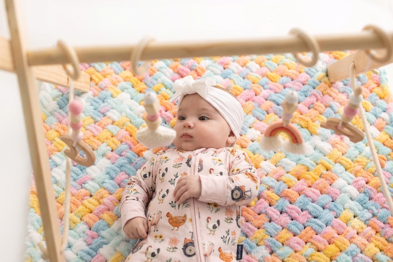 Little Farmer 🌸 | Bamboo Zip Suit